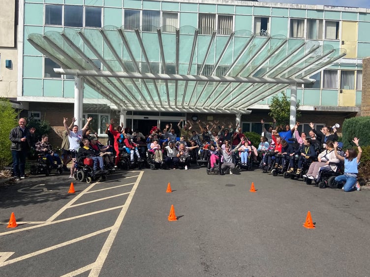 All Dame Hannahs Special Olympics competitors.